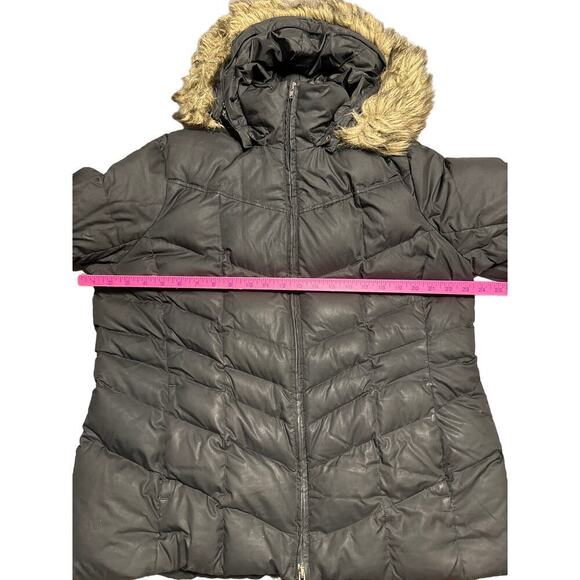 Land’s End Women’s Down Jacket with Hood Black Size XL - Picture 3 of 7